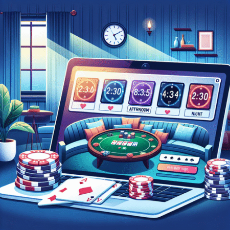 Horarios ideales para jugar póker online