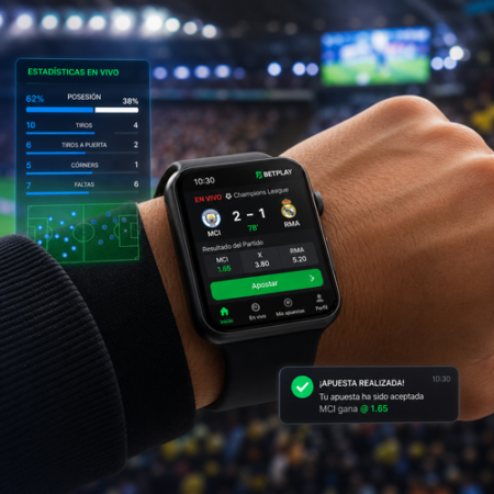 Casas que permiten apostar desde smartwatch