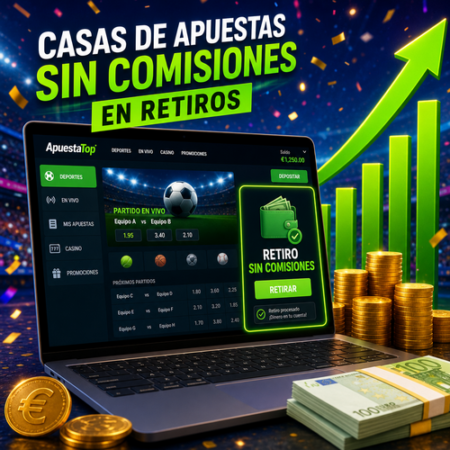 Casas de apuestas sin comisiones en retiros