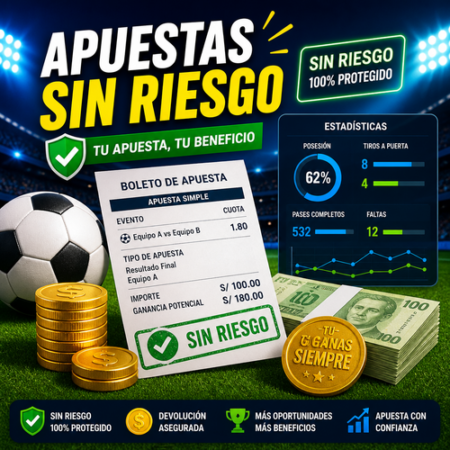 Apuestas sin riesgo: ¿en qué casas están disponibles?
