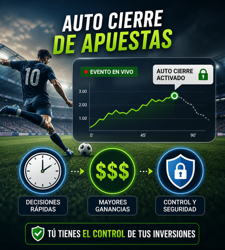 Función de auto cierre de apuestas: casas que lo tienen