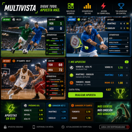Apuestas con función multivista: ¿dónde usarlas?