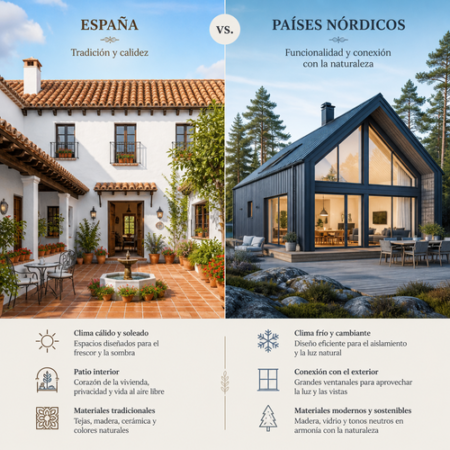 Casas españolas vs casas internacionales: comparativa