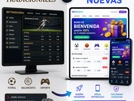 Diferencias entre casas de apuestas tradicionales y nuevas
