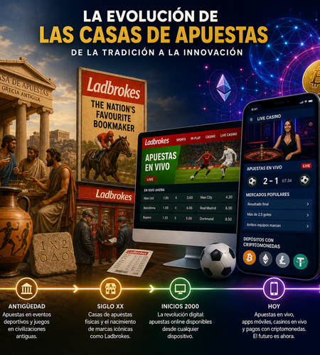 Historia de las principales casas de apuestas