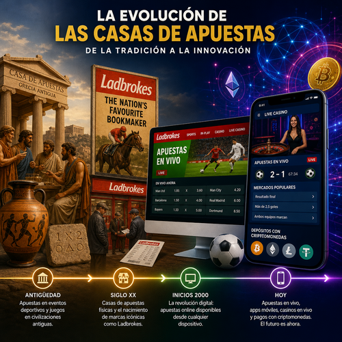 Historia de las principales casas de apuestas